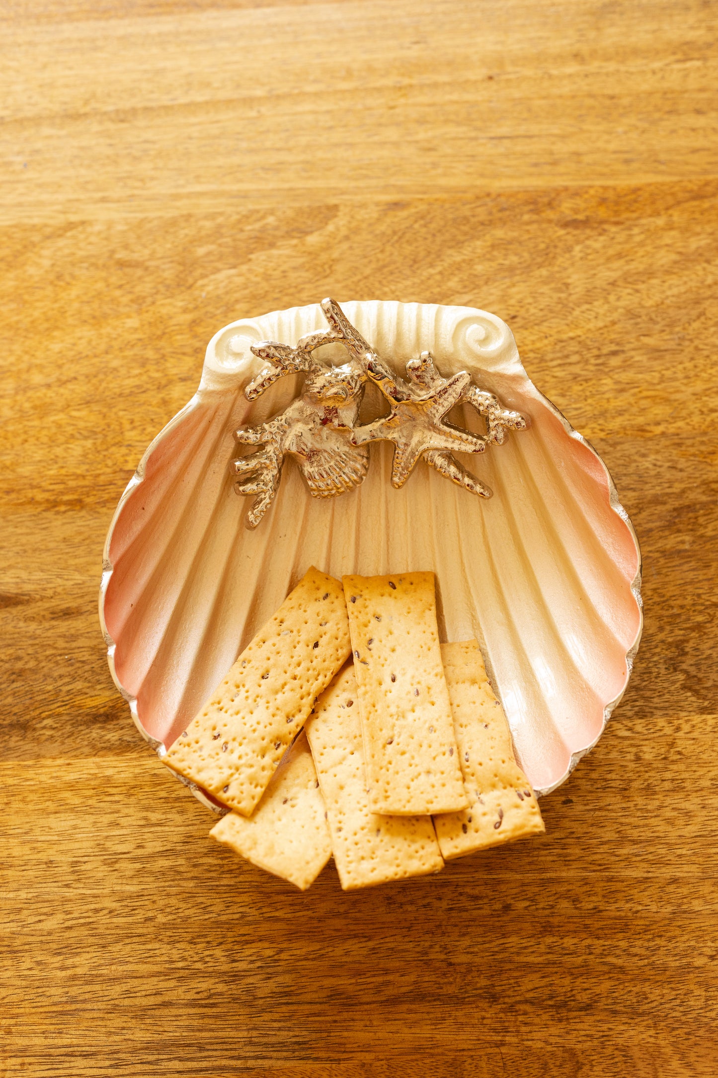 Ocean Blue Scallop Tidbit Bowl