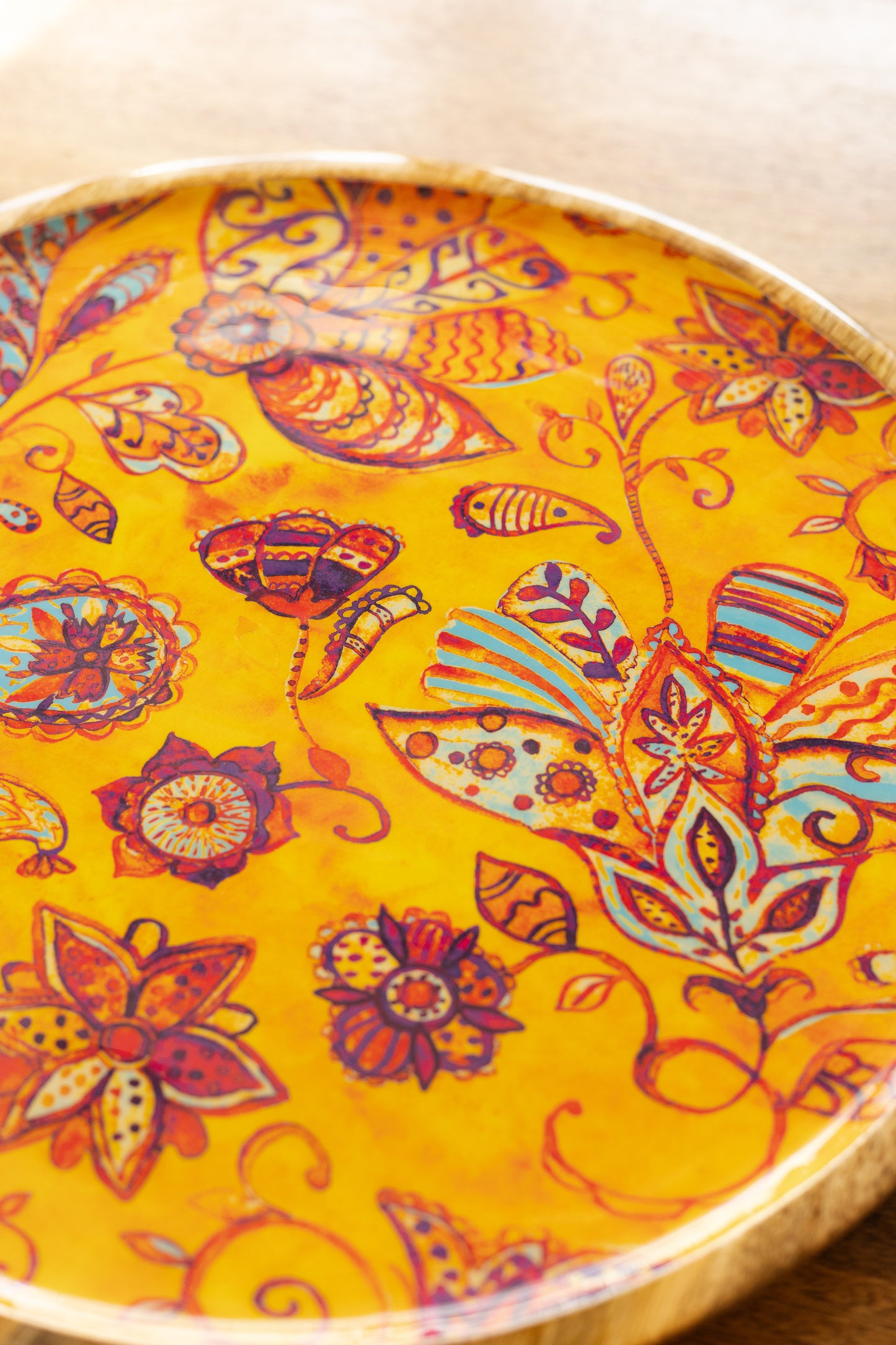 Yellow Mellow - Large Platter/Wall Plate