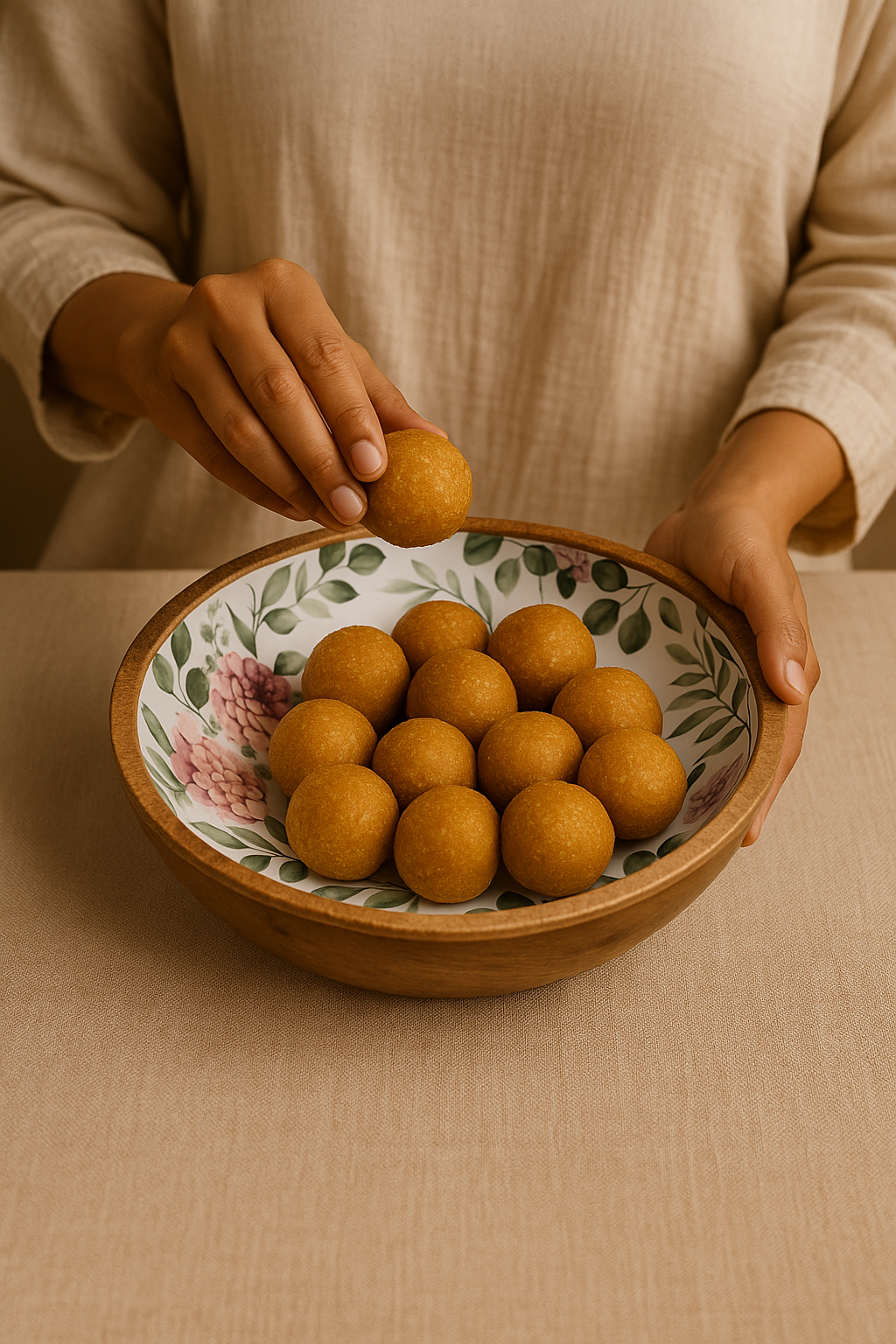 Flower Blossom - Large Salad Bowl