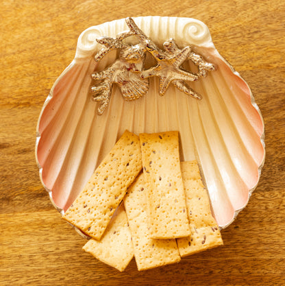 Ocean Blue Scallop Tidbit Bowl