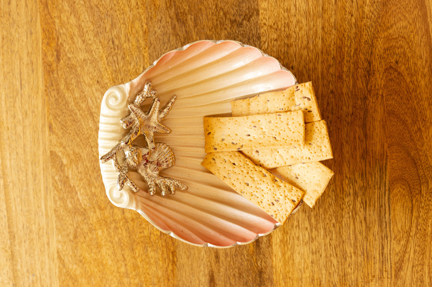 Ocean Blue Scallop Tidbit Bowl
