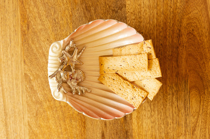 Ocean Blue Scallop Tidbit Bowl