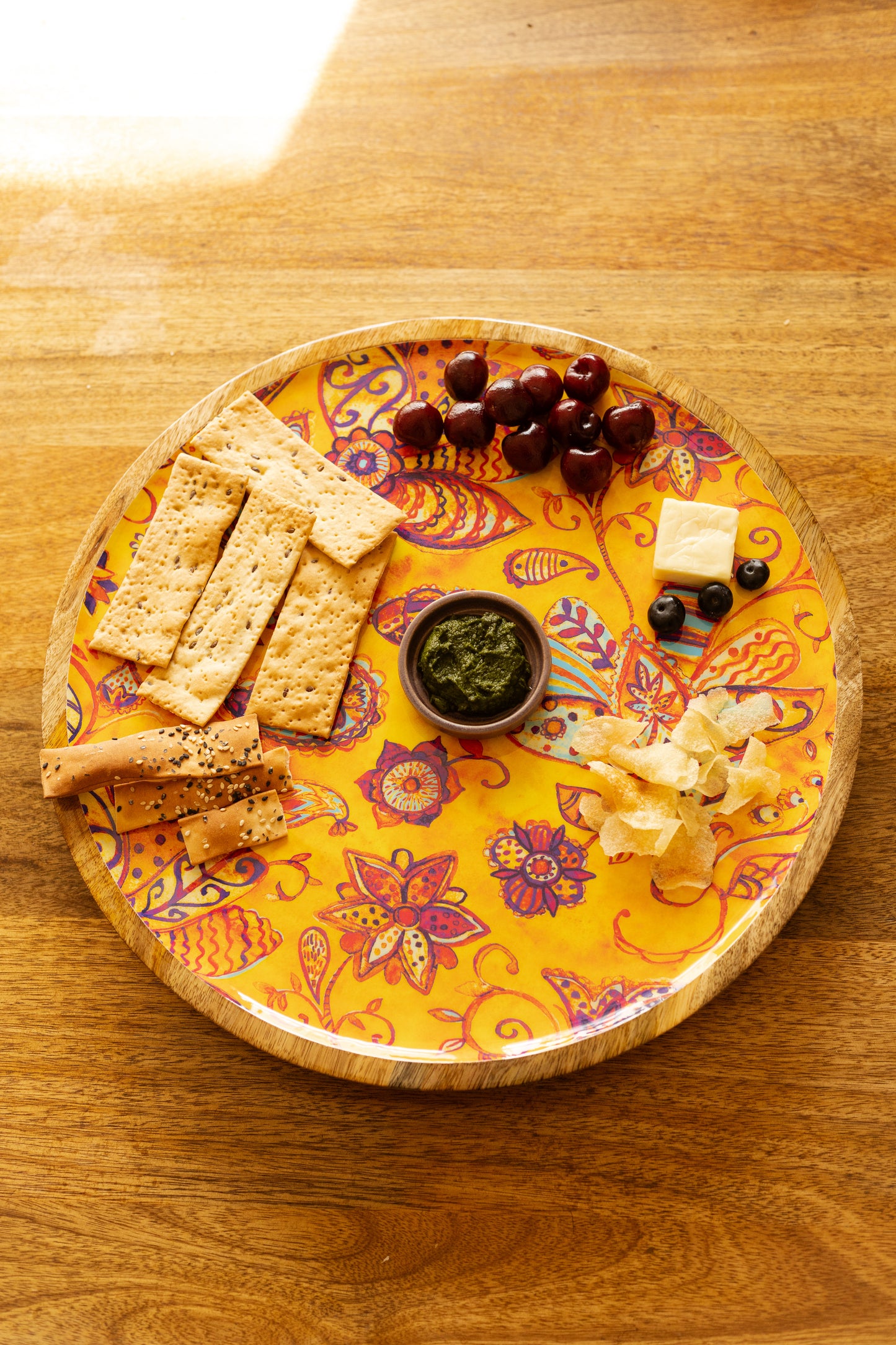 Yellow Mellow - Small Platter/Wall Plate
