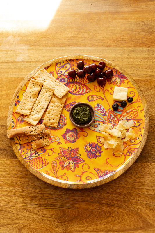 Yellow Mellow - Small Platter/Wall Plate