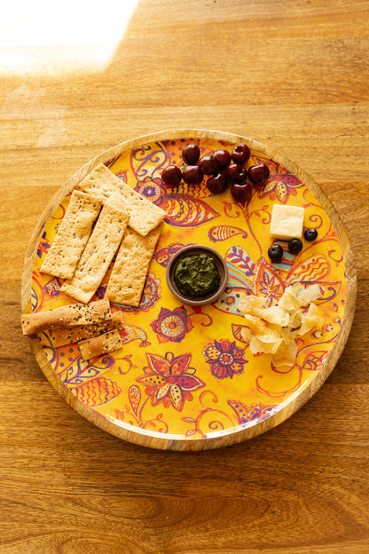 Yellow Mellow - Large Platter/Wall Plate