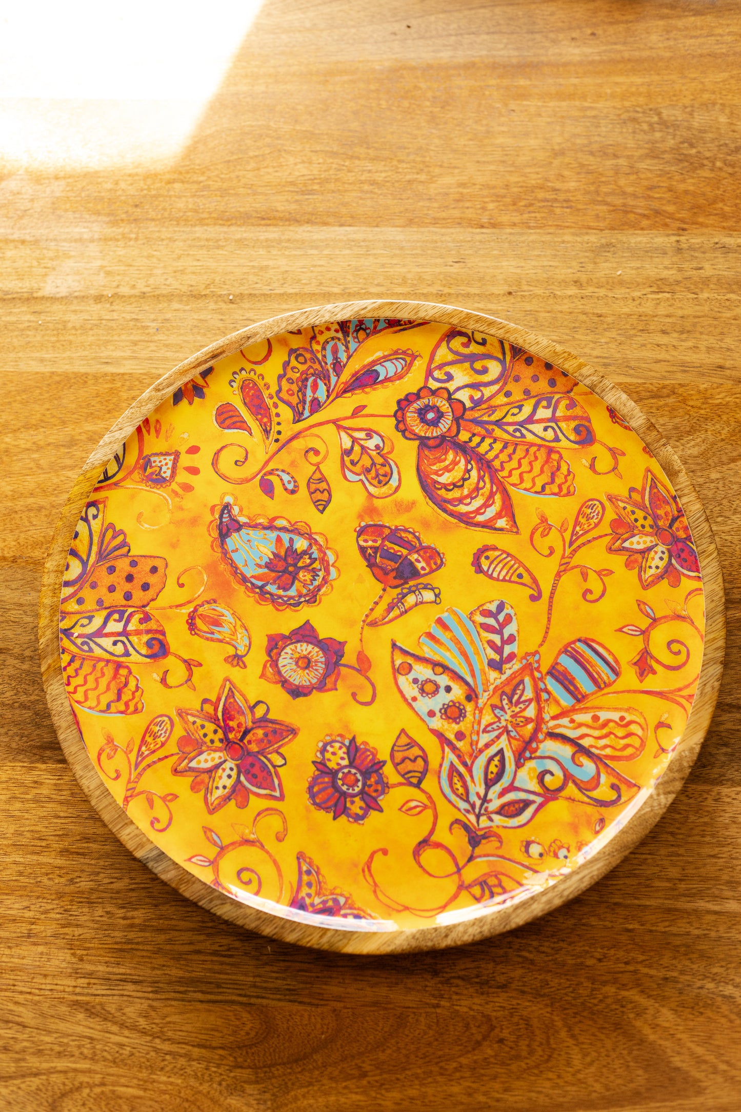 Yellow Mellow - Large Platter/Wall Plate