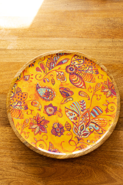 Yellow Mellow - Large Platter/Wall Plate