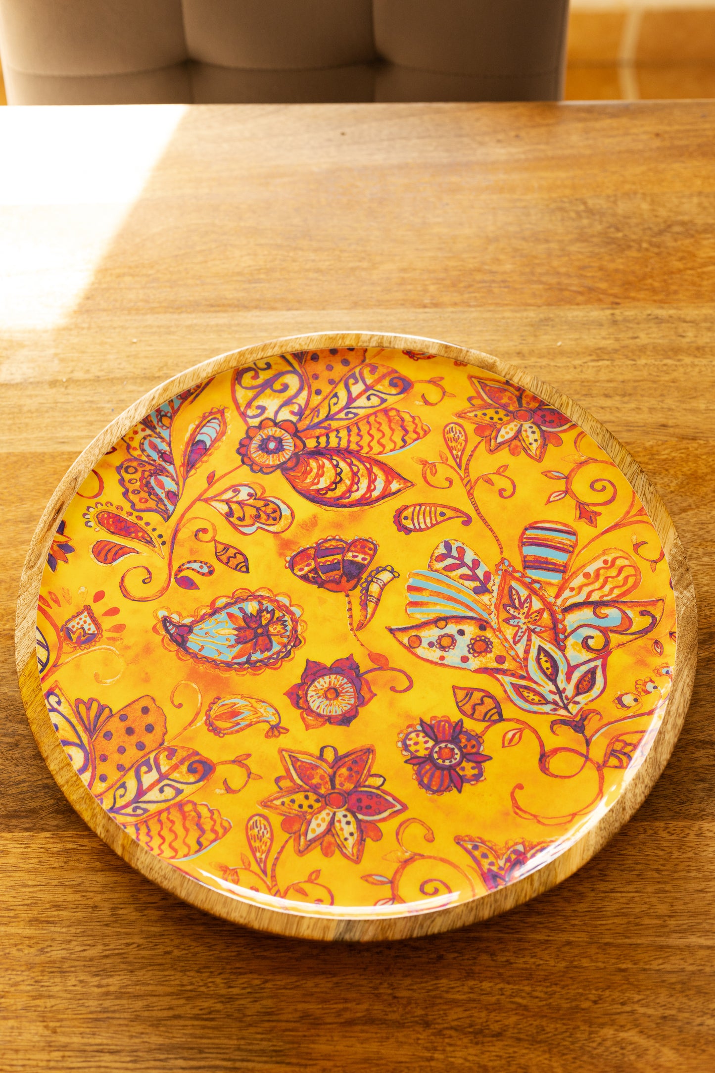 Yellow Mellow - Large Platter/Wall Plate