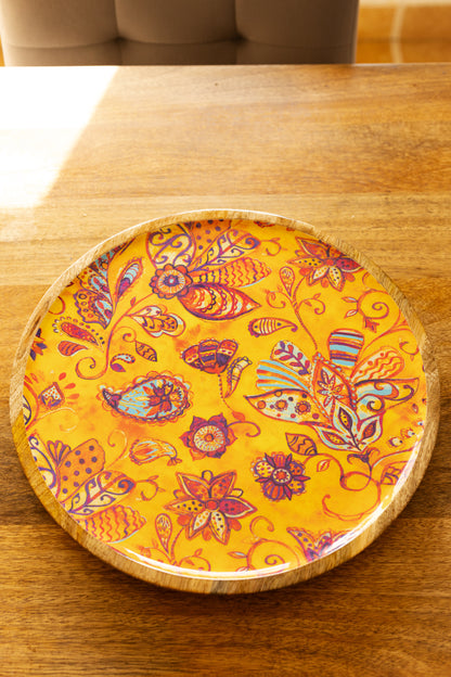 Yellow Mellow - Large Platter/Wall Plate