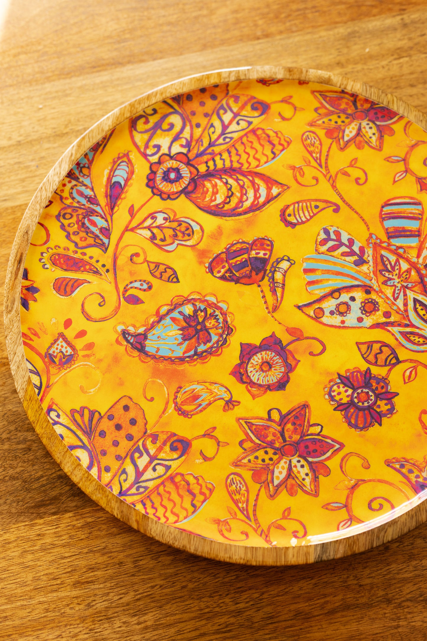 Yellow Mellow - Small Platter/Wall Plate