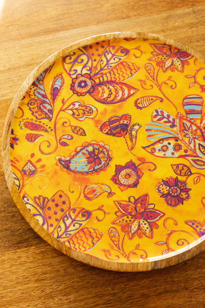 Yellow Mellow - Small Platter/Wall Plate