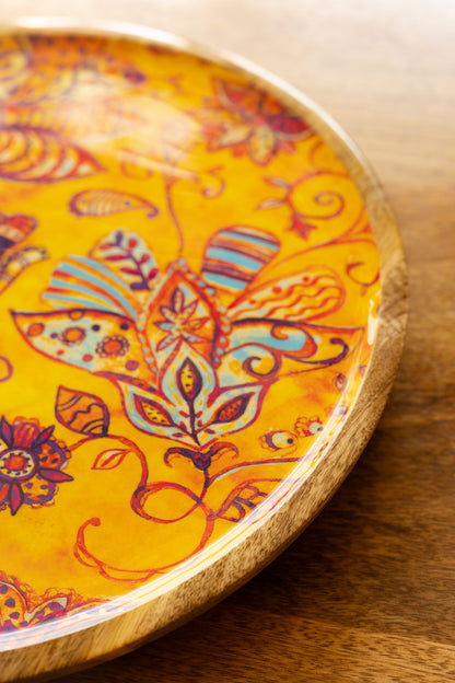 Yellow Mellow - Large Platter/Wall Plate