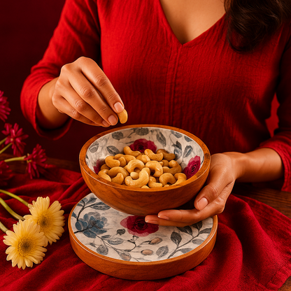Winter Blossom - Snack Bowl