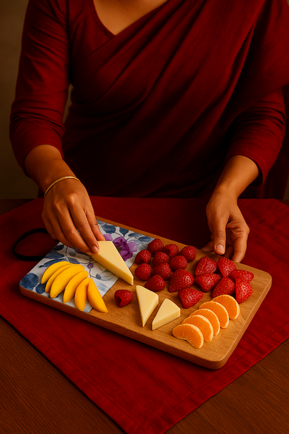 Winter Blossom - Cheese Board Large
