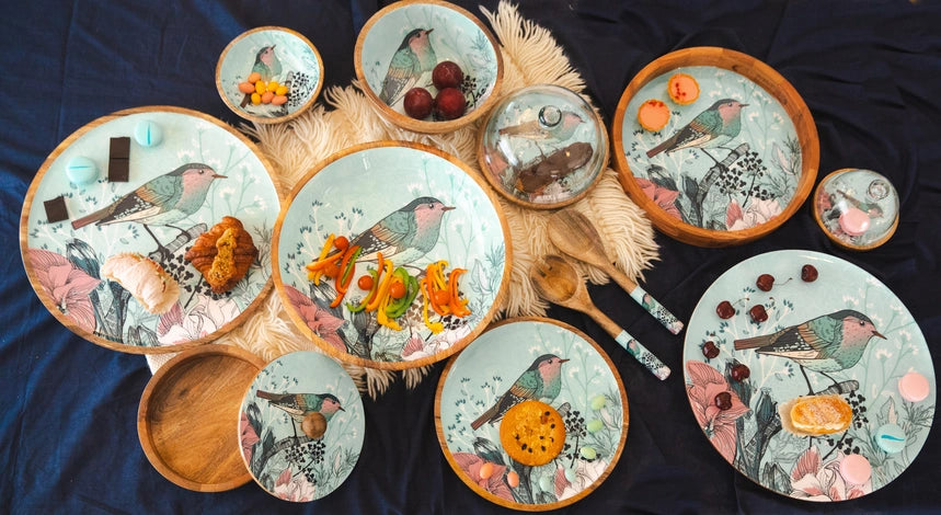 Bird in Garden - Set of 11