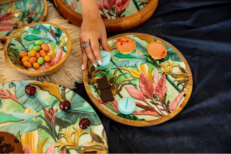 Tropical Garden - Large Platter/Wall Plate