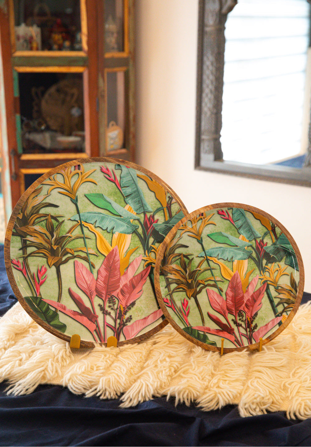 Tropical Garden - Large Platter/Wall Plate
