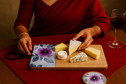 Winter Blossom - Cheese Board Large