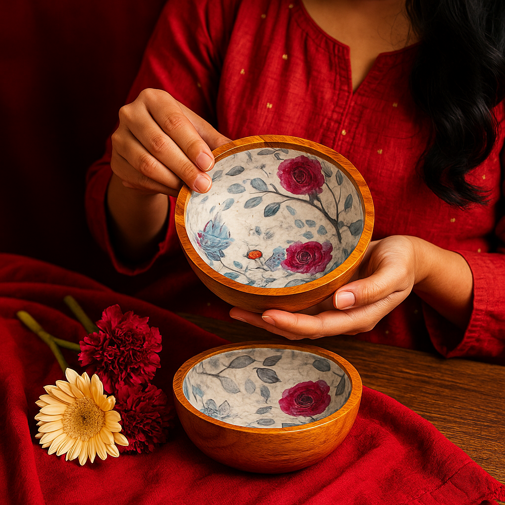 Winter Blossom - Snack Bowl