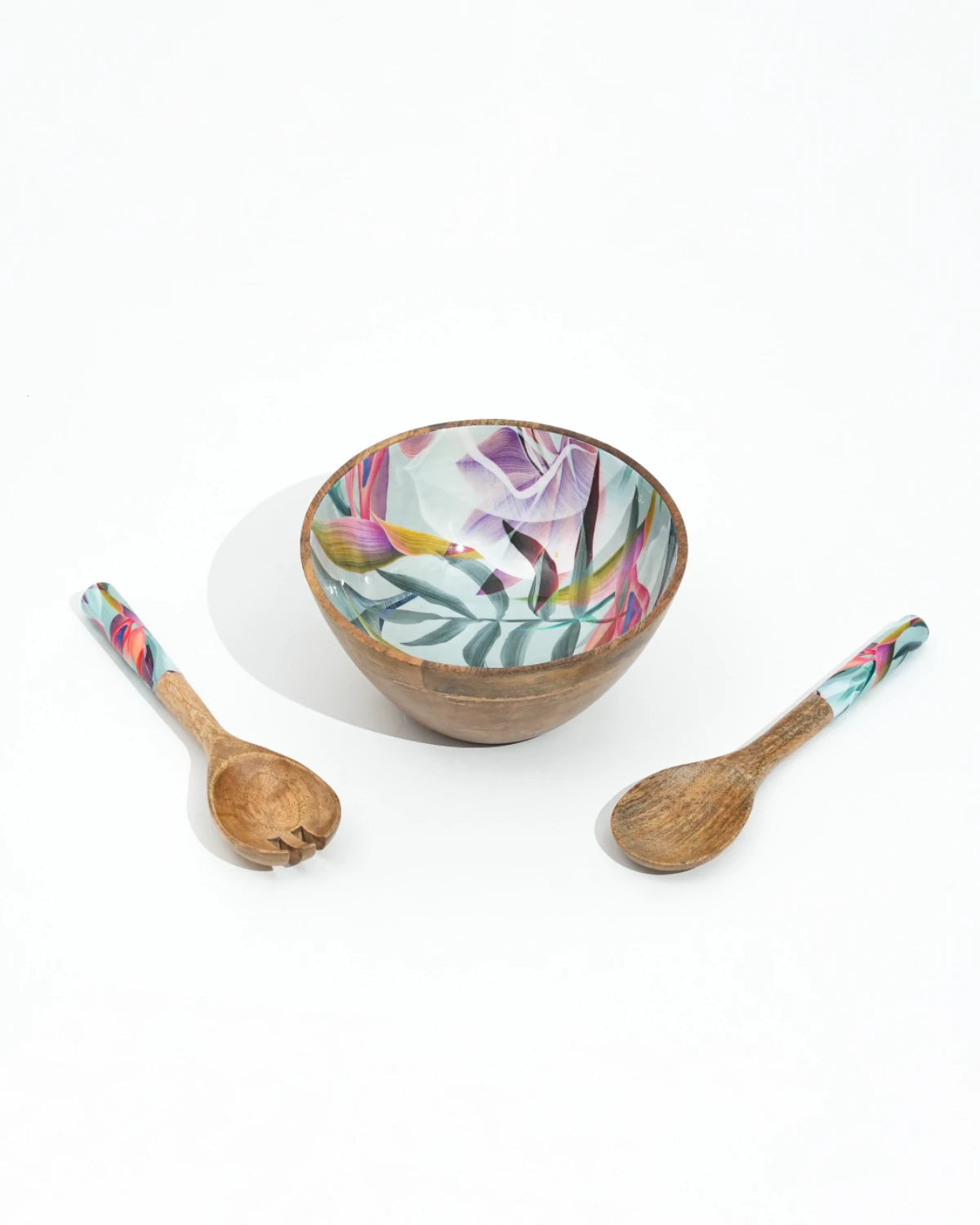 Hawaiian - Salad/Fruit Bowl & 2 Spoons