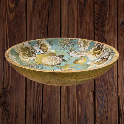 Golden Nightingale - Large Salad Bowl