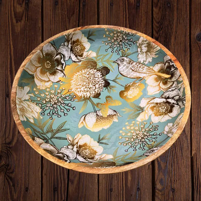 Golden Nightingale - Large Salad Bowl