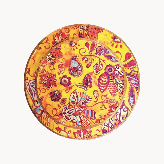Yellow Mellow - Set of 2 Platters