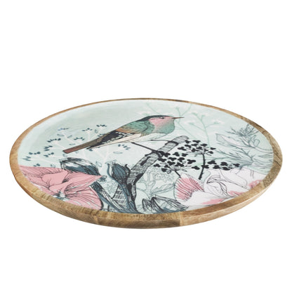 Bird in the Garden - Small Platter/Wall Plate