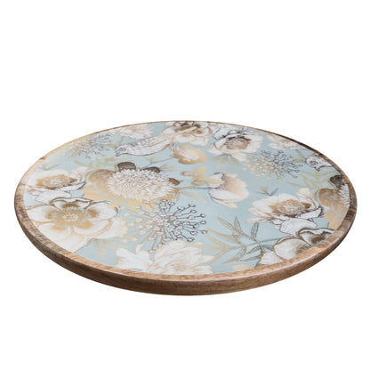 Golden Nightingale - Large Platter/Wall Plate